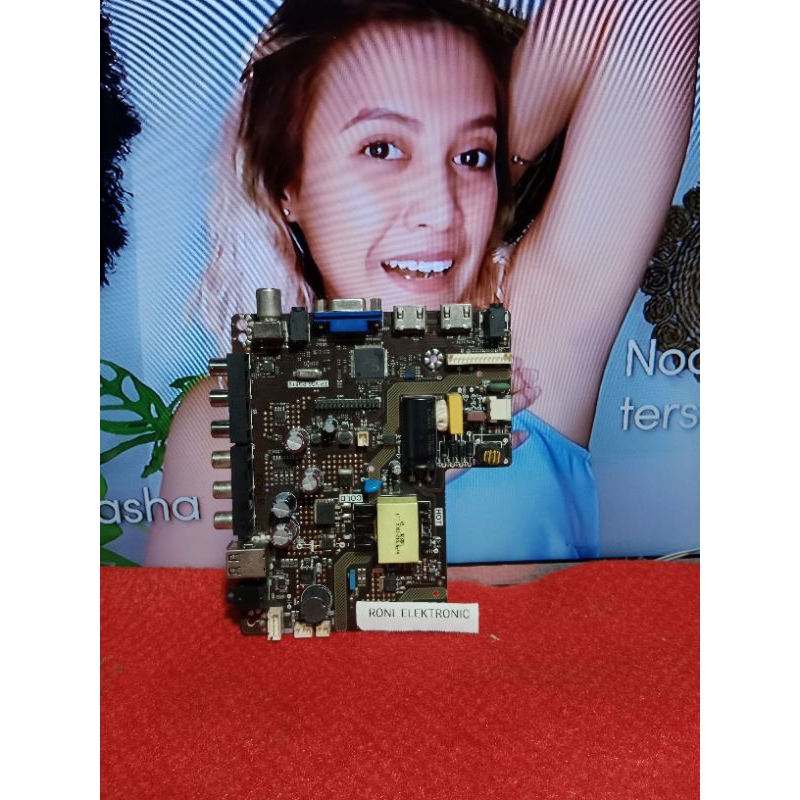 MAINBOARD KOMPONEN TV CHANGHONG L32G4A - MESIN TV CHANGHONG 32G4A