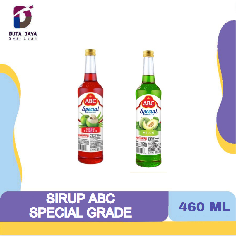 

Sirup ABC Special Grade Syrup Cocopandan, Melon 460 ML