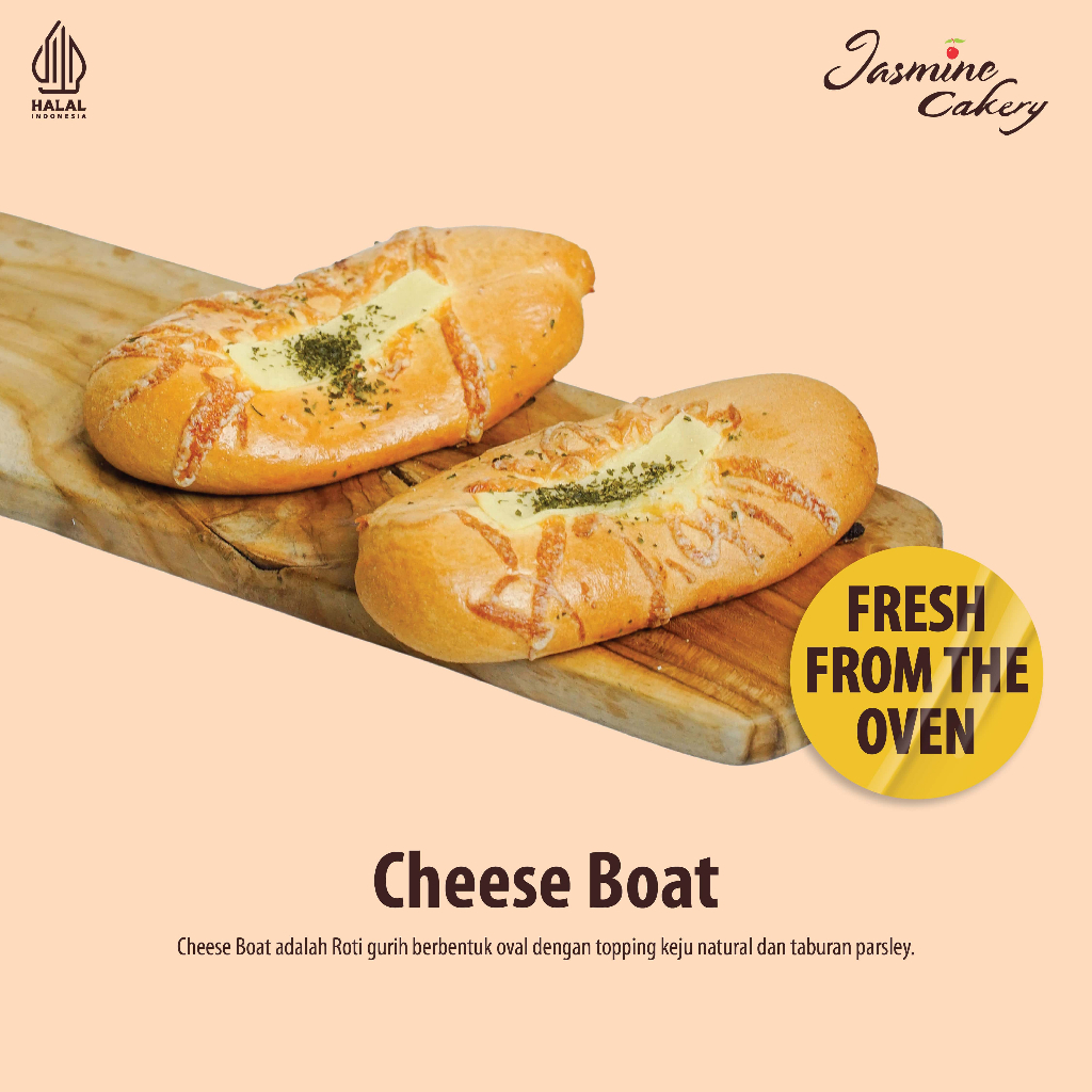 

Cheese Boat / Roti Gurih.