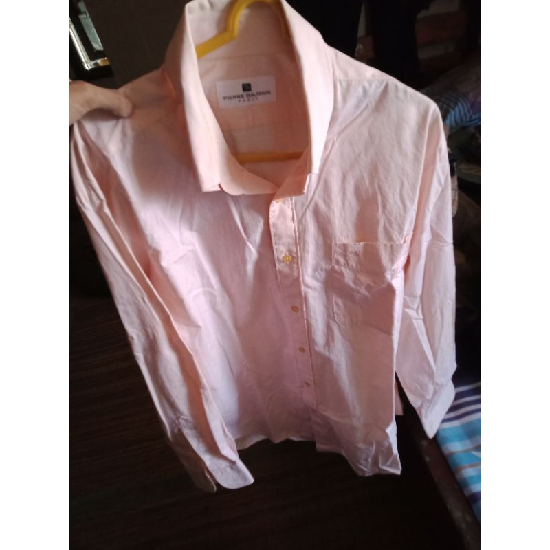 KEMEJA CASUAL PRIA LENGAN PANJANG MERK PIERRE BALMAIN PARIS ORIGINAL