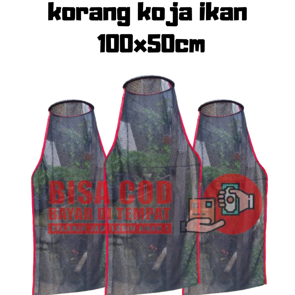 Korang / Koja Ikan Bahan Kain - Wadah Tempat Ikan 100cm