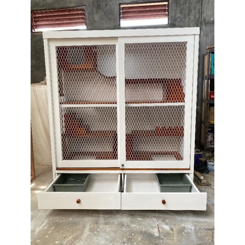 kandang kucing bahan kayu custom