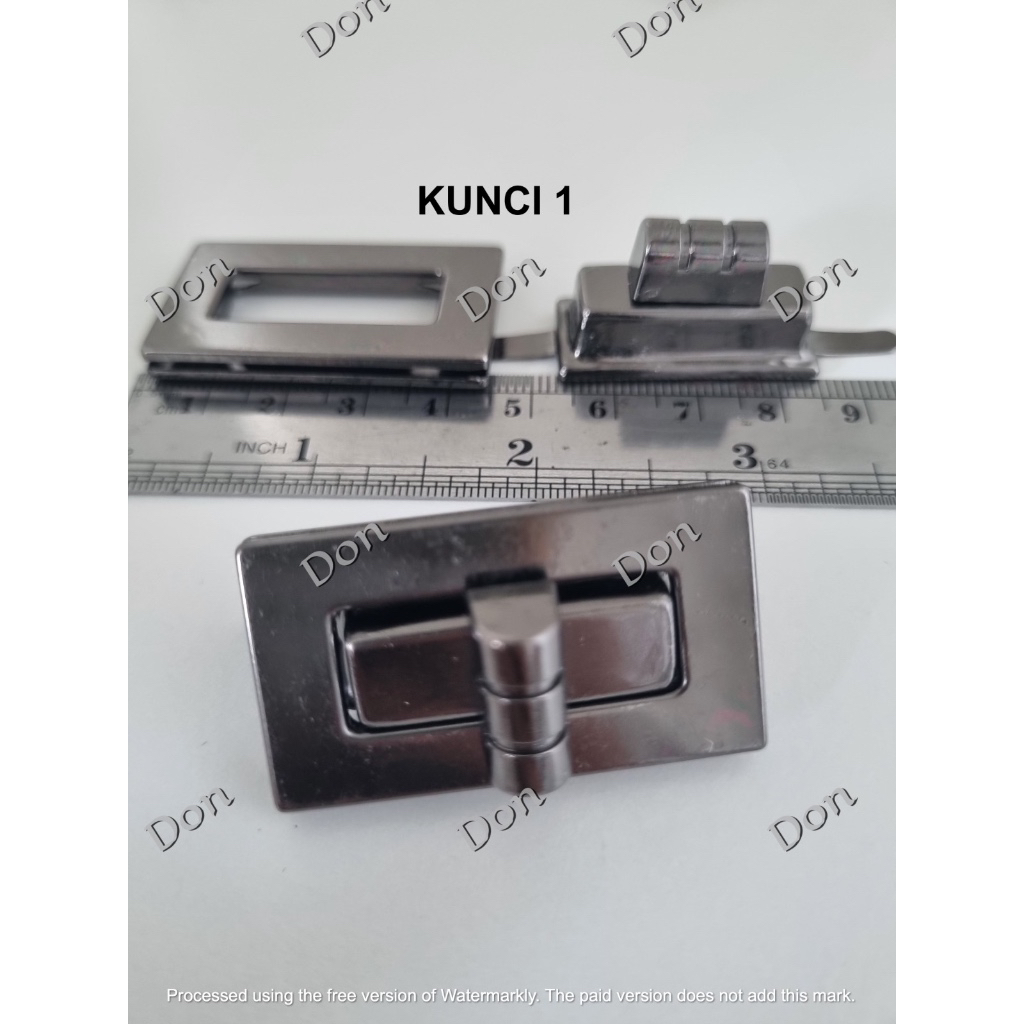 KUNCI TAS KOTAK 1 DAN 2 ( KUNCI PUTAR) / PCS