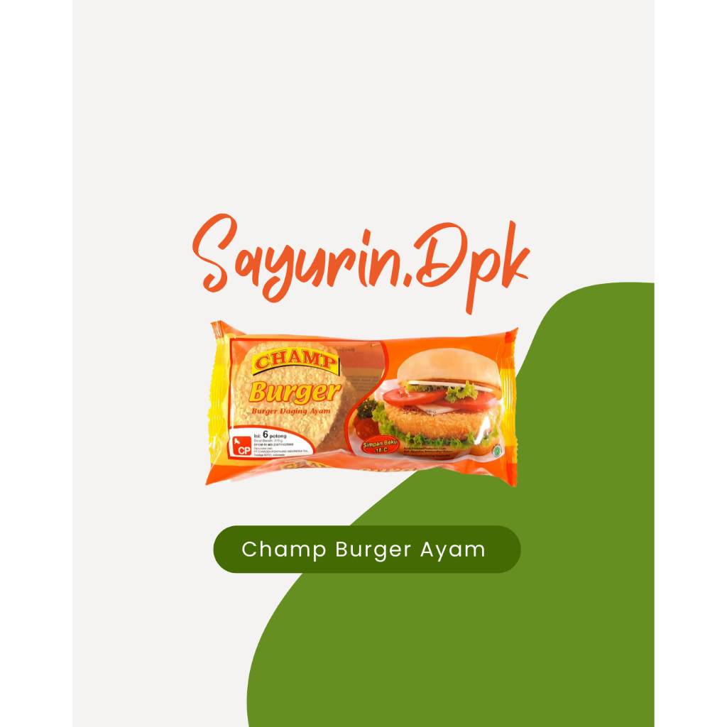 

Champ Burger Ayam 315gr