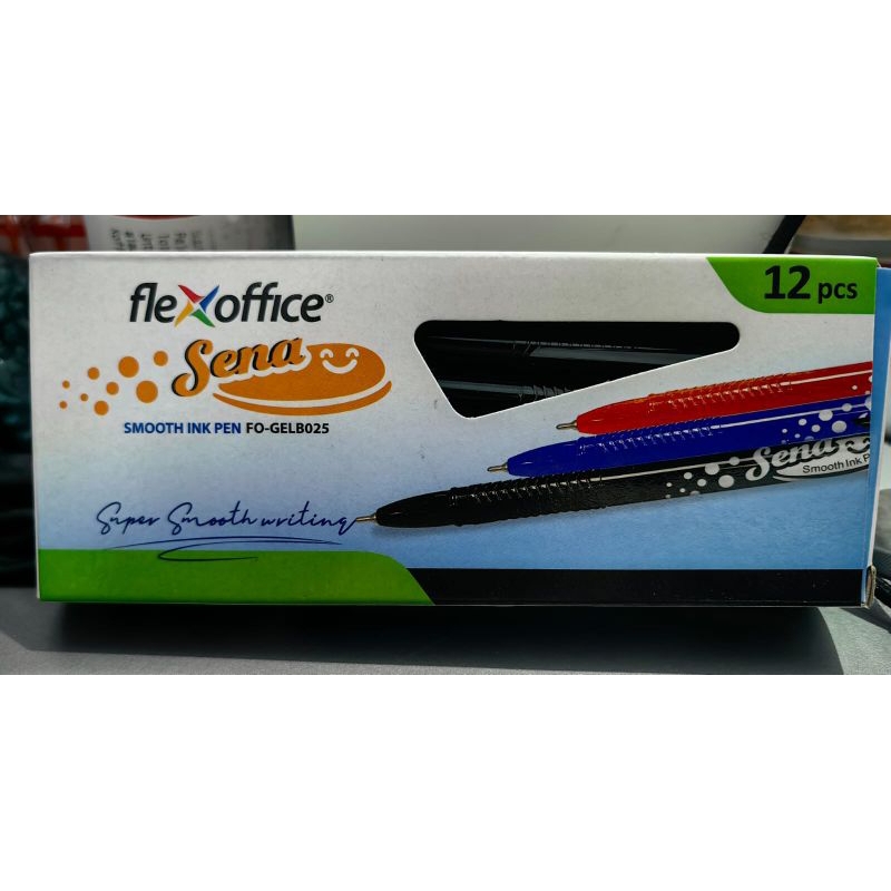 

pulpen flex office Sena 0,7mm isi 12pc