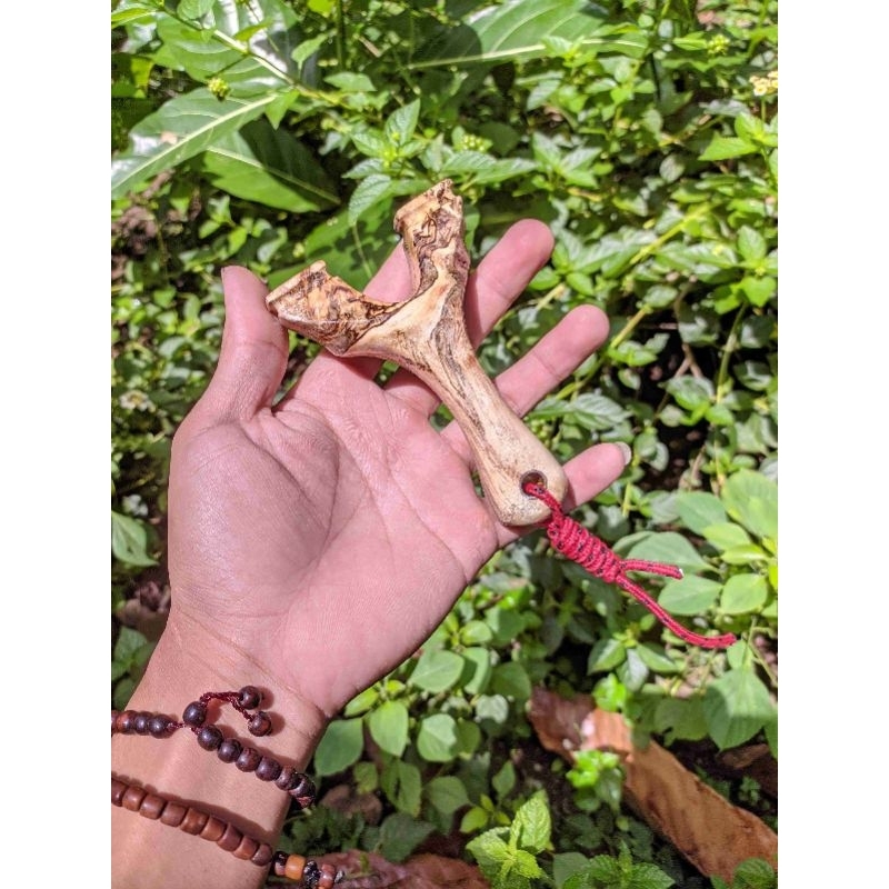 Ketapel kayu asem spalted