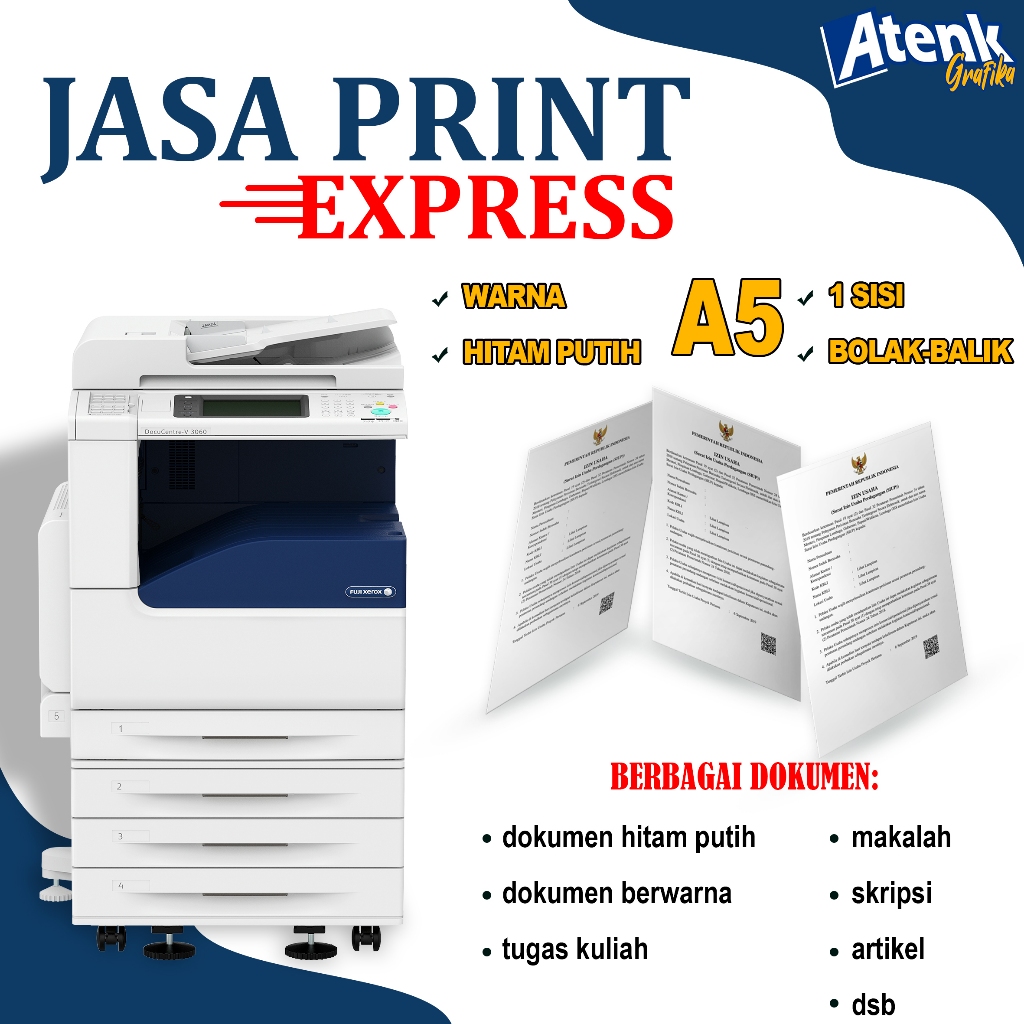 

Jasa Print Online Kertas A5 express Proses cepat