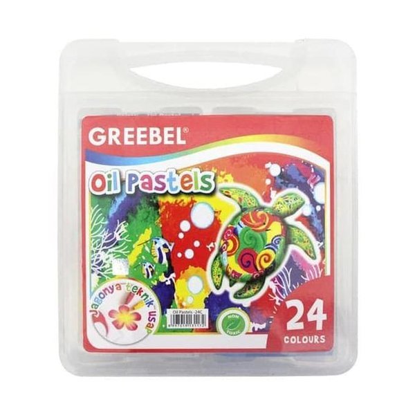 

mh Crayon / Krayon Oil Pastel - Greebel 24 Warna MURAH