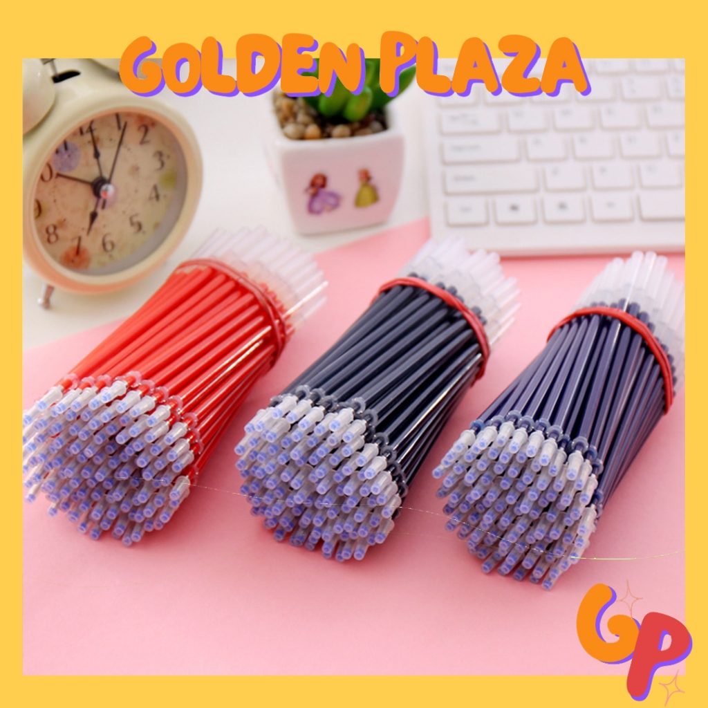 

(100pcs) Pena Refill Pena Gel Isi Ulang Tinta Pena Murah Produk Import Isi Tinta Pena Pack 488