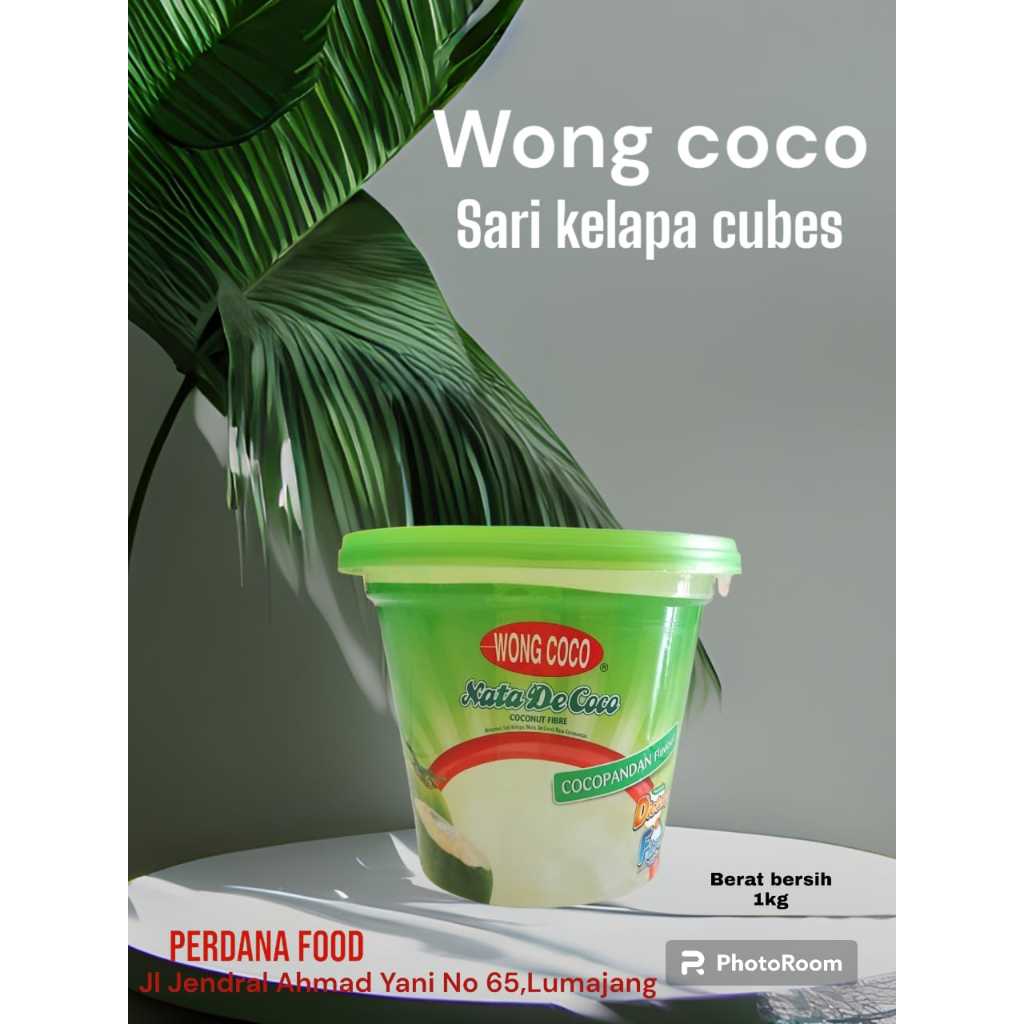 

Wong Coco Nata De Coco Cubes Cocopandan 1 kg / Dugan / Aloe Vera Lemon Flavour