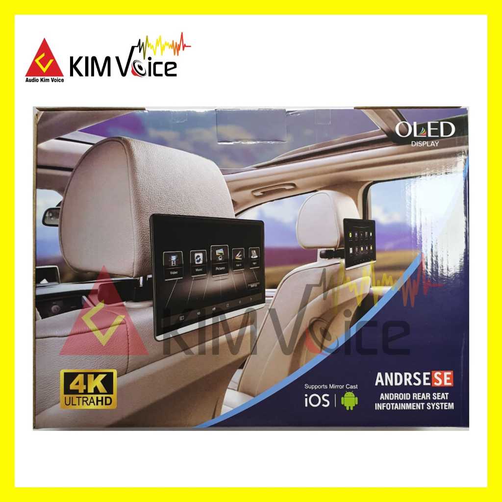 Headrest Android Clip On Enigma 10.6 inch RAM 2GB/16GB