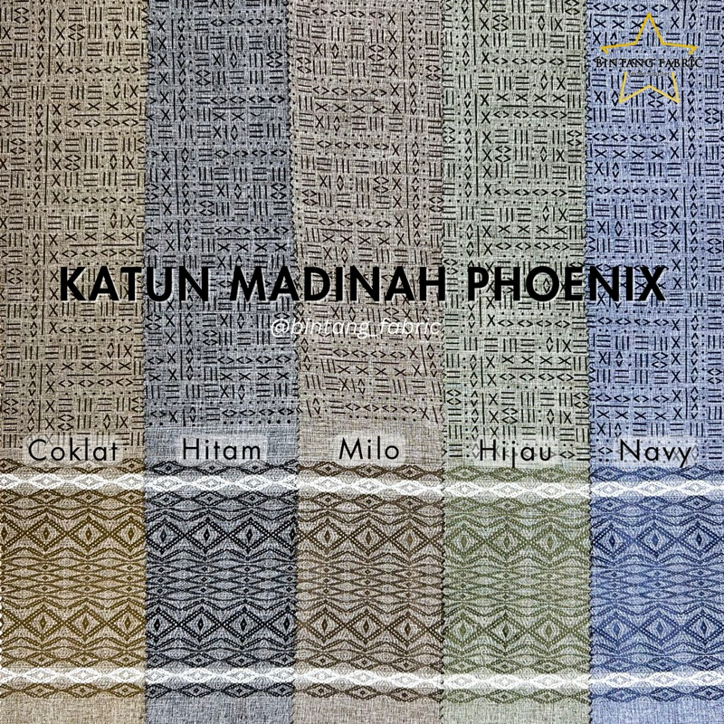 Bahan Kain Katun Madinah Phoenix 0,5 meter