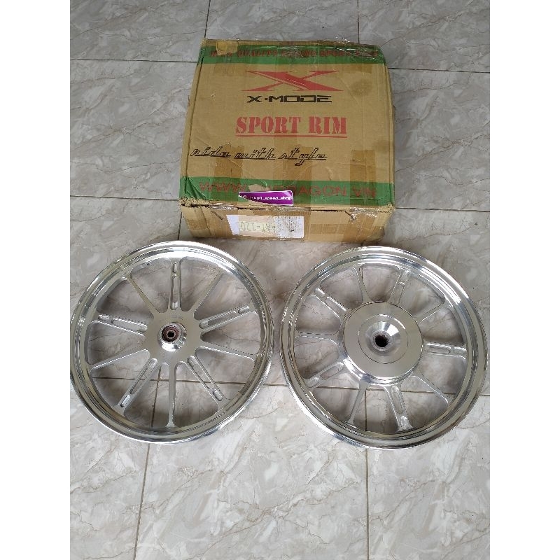 velg x mode p 10 crom vario 125-150 kondisi baru