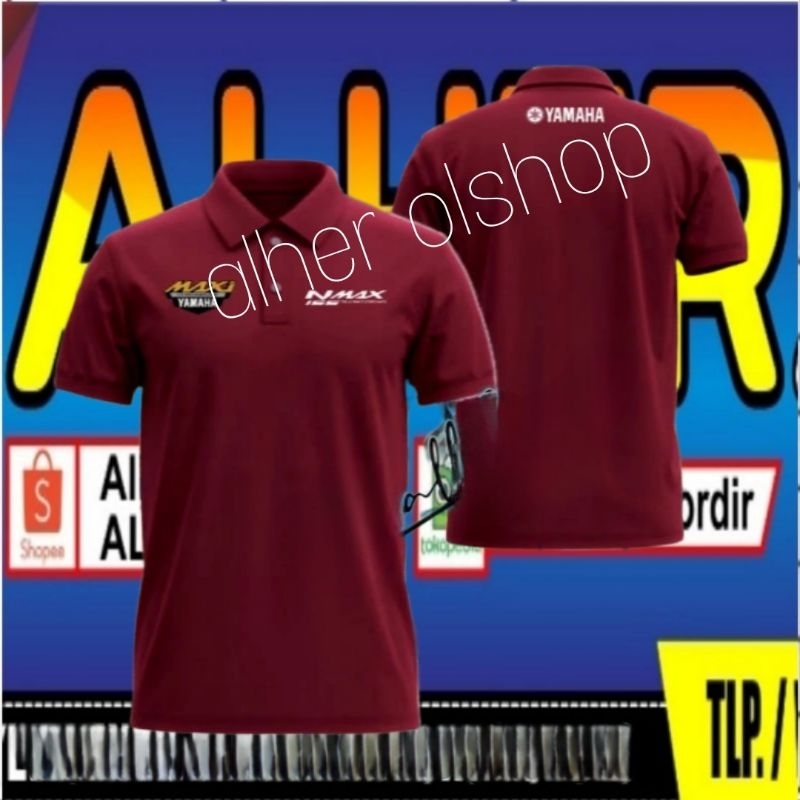 kaos Yamaha NMAX baju Yamaha NMAX baju polo Yamaha NMAX seragam Yamaha NMAX kaos polo Yamaha NMAX ka