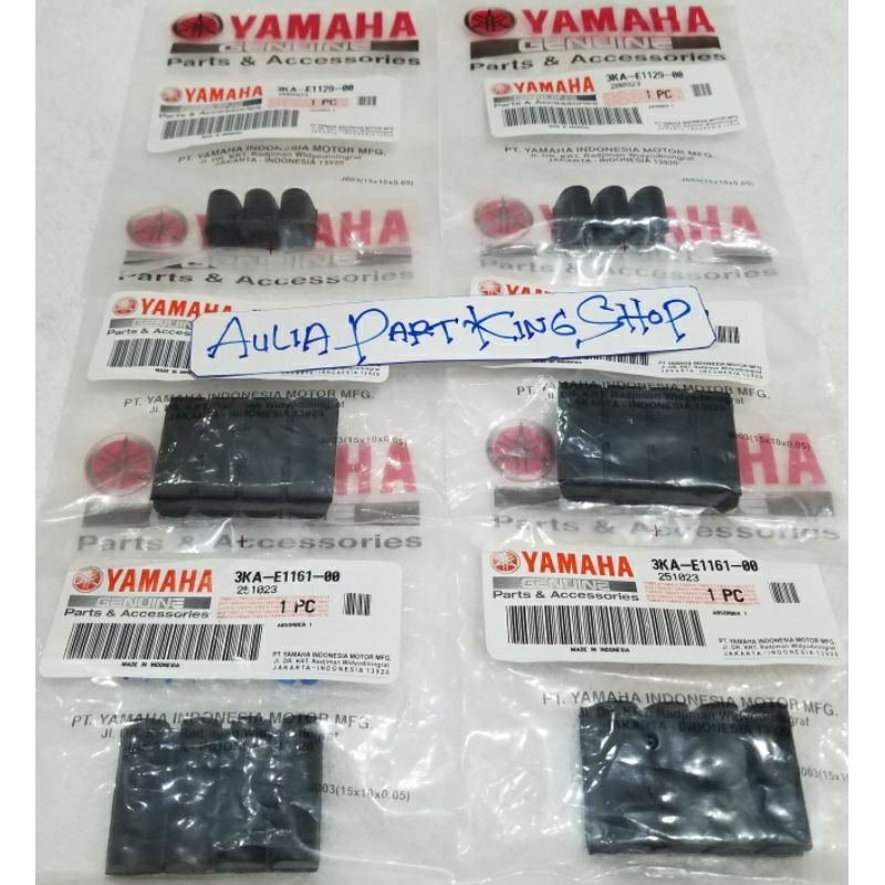 KARET PEREDAM BLOK SEHER RX KING RXK 1 SET 3KA-E1161-00 & 3KA-E1129-00 ORIGINAL YGP