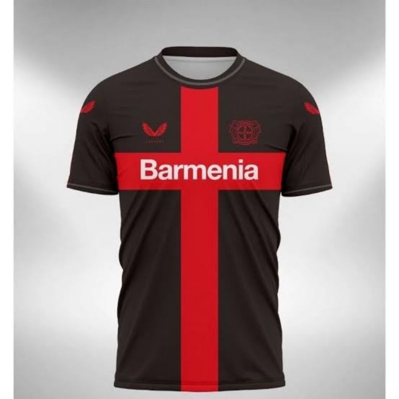 Jersey Bayern Leverkusen Home 2023/2024 full printing Gratis Nama dan No punggung