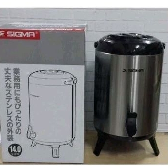 SIGMA - WATER JUG STAINLESS STEEL - DISPENSER PANAS DINGIN MILK TANK SERBAGUNA - SOUVENIR