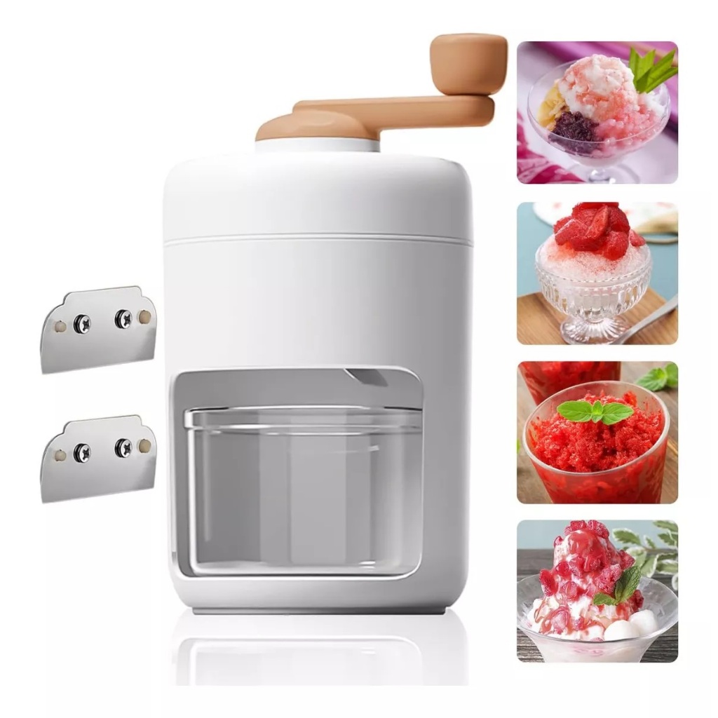 Gilingan Batu Es Manual Tanpa Listrik Parutan Es Serut Buah / Alat Penghancur Es