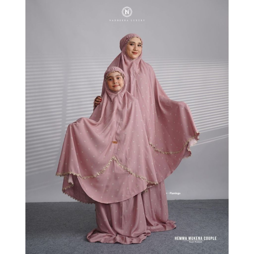 TERBARU HEMMA MUKENA COUPLE BY NADHERA LUXURY TERLARIS