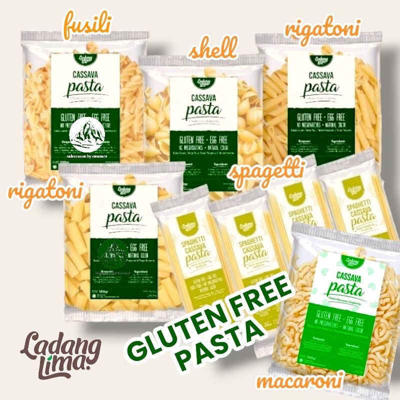 

Ladang Lima | PASTA GLUTEN FREE - 500gr | Macaroni Makaroni MPASI spaghetti