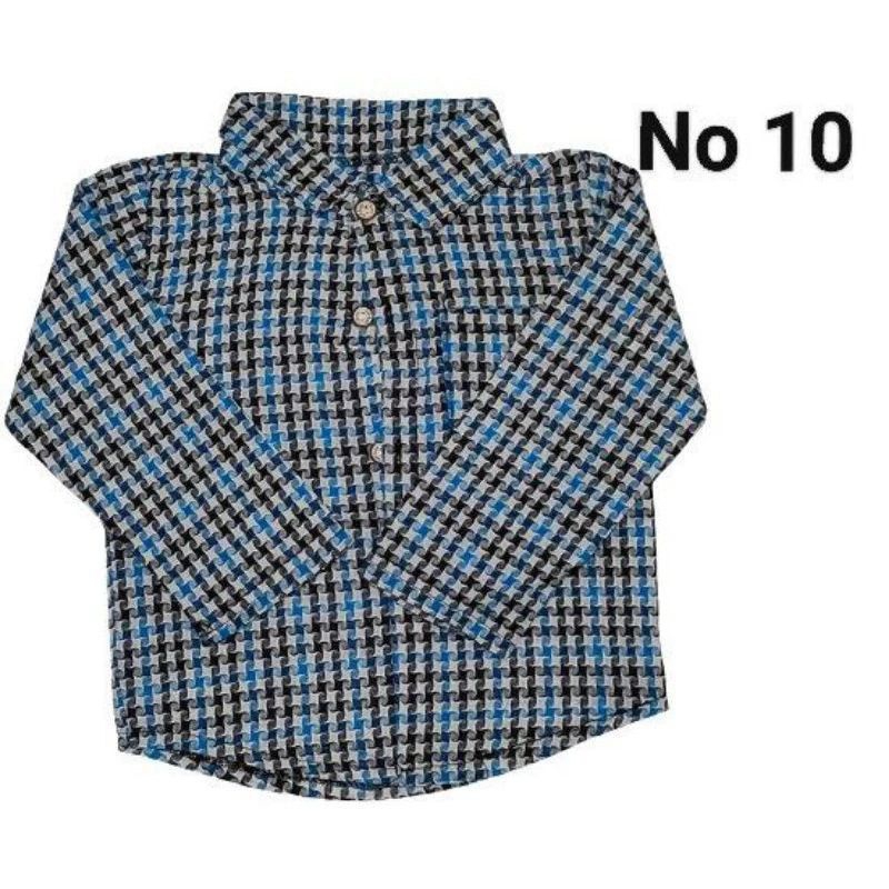 Baju kemeja Anak lengan Panjang Keren bahan premium motif kotak kotak