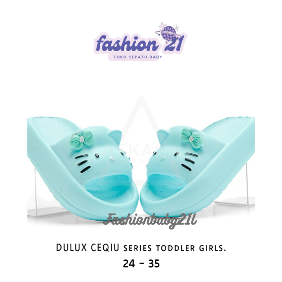 Dulux Sandal anak Perempuan sandal selop karakter Hello kitty Lucu ukuran 24-35