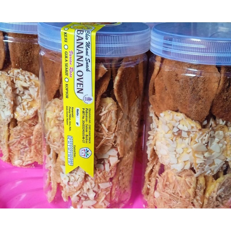 

banana oven 3 varian ( keju,almond,gula semut)