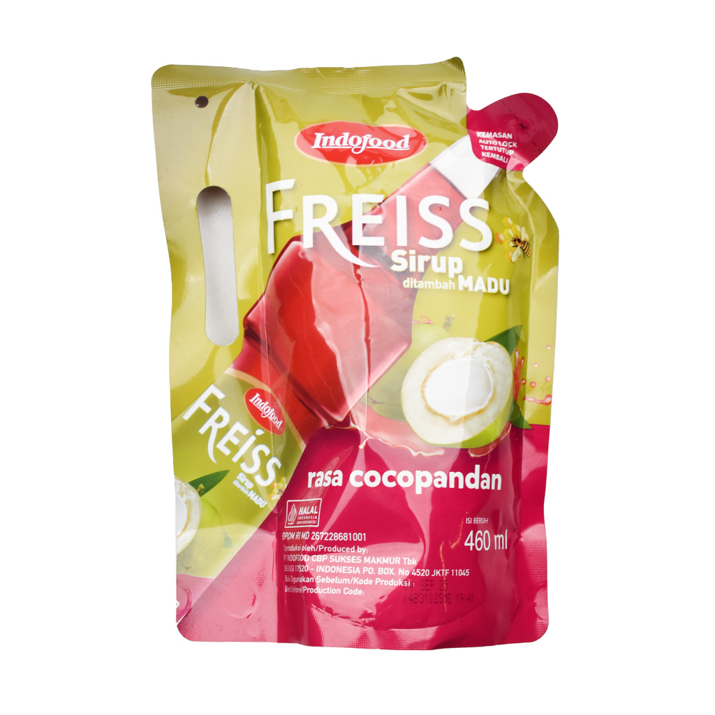 

Sirup INDOFOOD FREISS Pouch 460 Ml Orange Coco Pandan