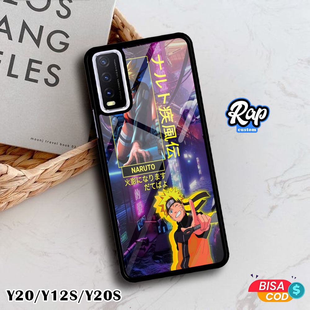 COD Case VIVO Y20 Y12S Y20S Terbaru Fashion Case Gambar Motif Anime Naruto Aesthetic Casing Hp Case 