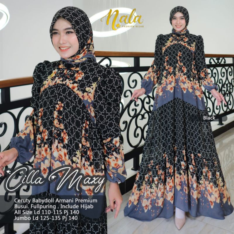 Cilla Maxy dress By ORI Nala fashion hijab