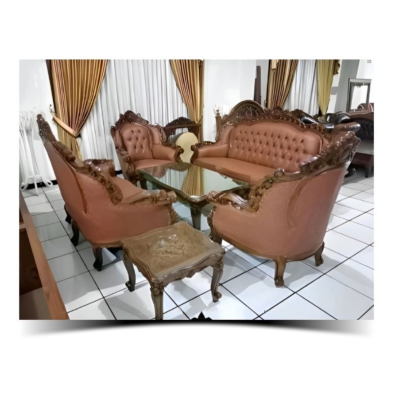 SOFA MEWAH SOFA UKIR JEPARA SOFA KAYU JATI