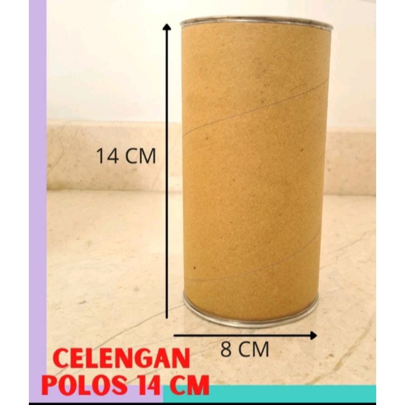 Slongsong celengan KERTAS 14CM X DM 8,5 CM \ PAPER CORE / PAPER TUBE / SELONGSONG