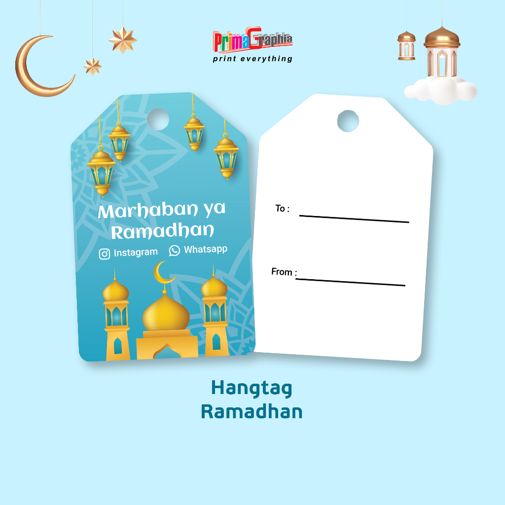 

Cetak Hang Tag Ramadan Kotak 2 Sisi Custom Desain Template