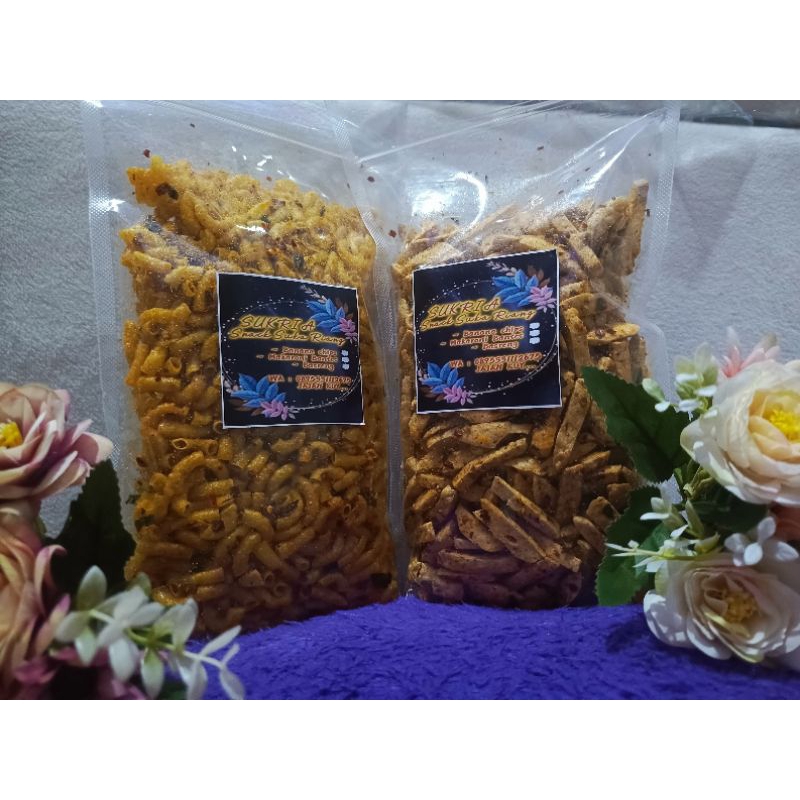 

Paket bundling makaroni + basreng @500 gram..