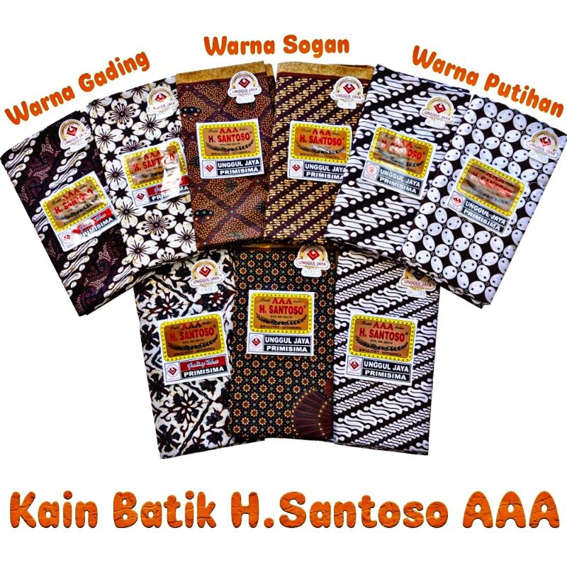 Kain Batik H. Santoso / Kain Jarik H. Santoso Panjang Halus