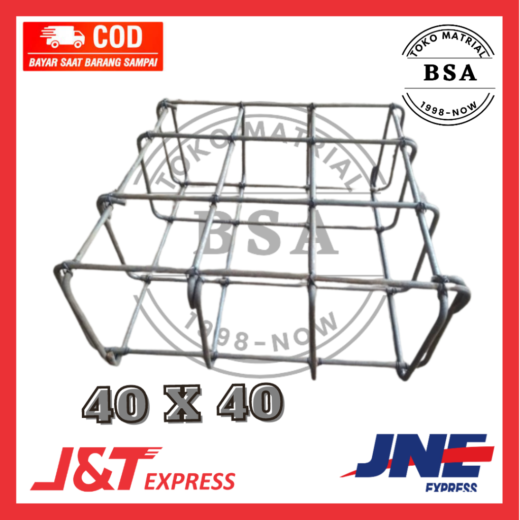 BESI PONDASI CAKAR AYAM 40X40