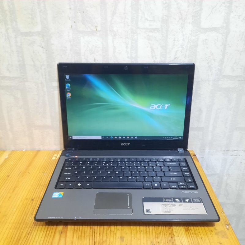 Laptop Acer Aspire 4741, Intel Core i3, Ram 4/128 ssd, Hd Graphics, Black Silver