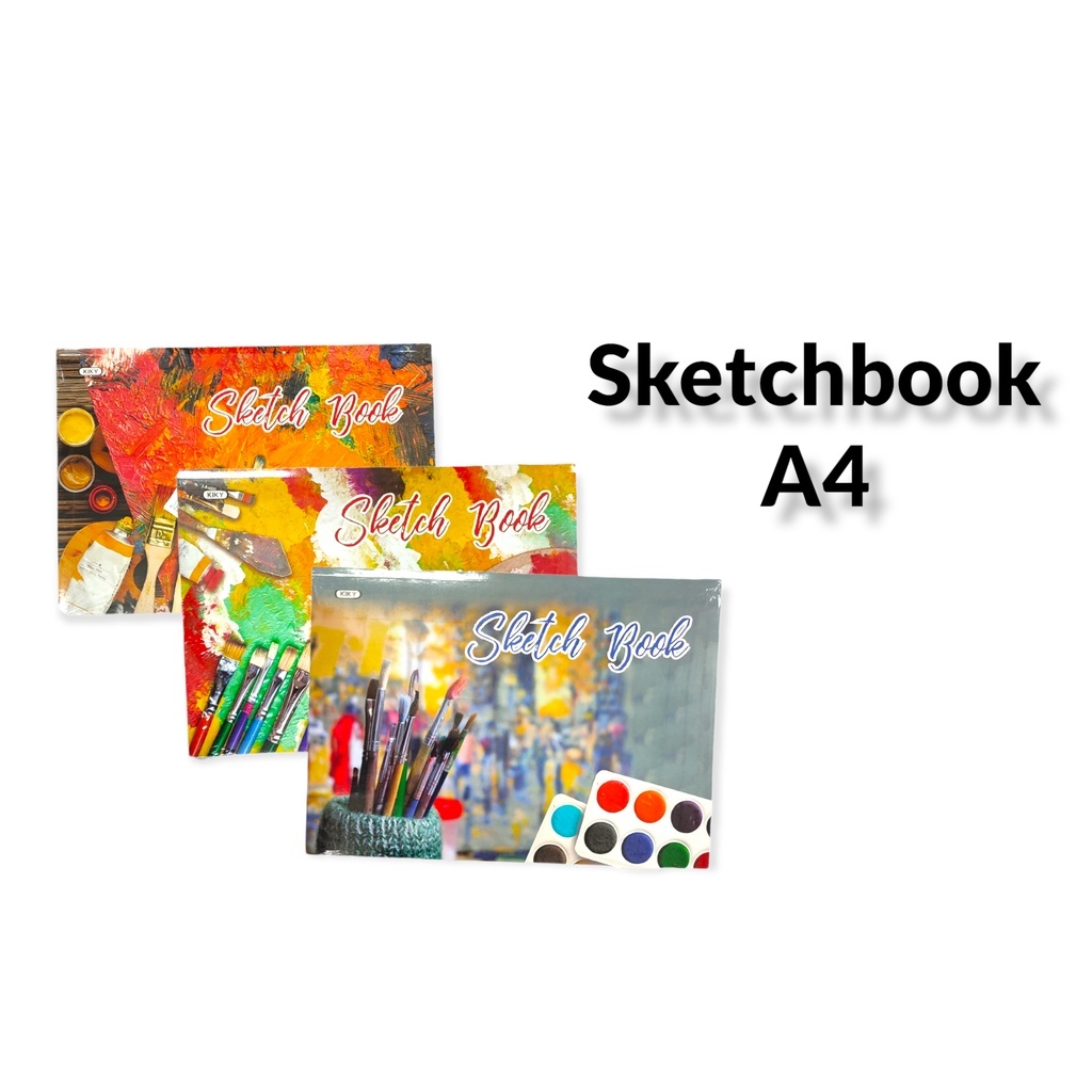 

Kiky A4 Sketchbook ukuran A4 isi 50 lembar Buku Sketsa