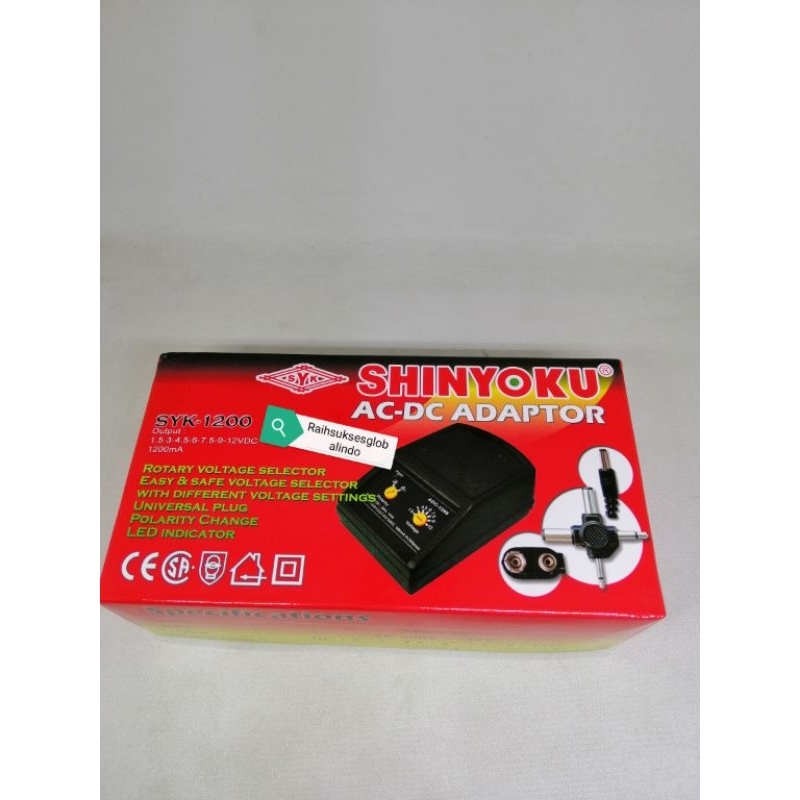 Adaptor 1200mah Shinyoku