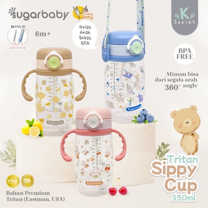 Makassar ! Sugar Baby Tritan Sippy Cup K Series 350 ml