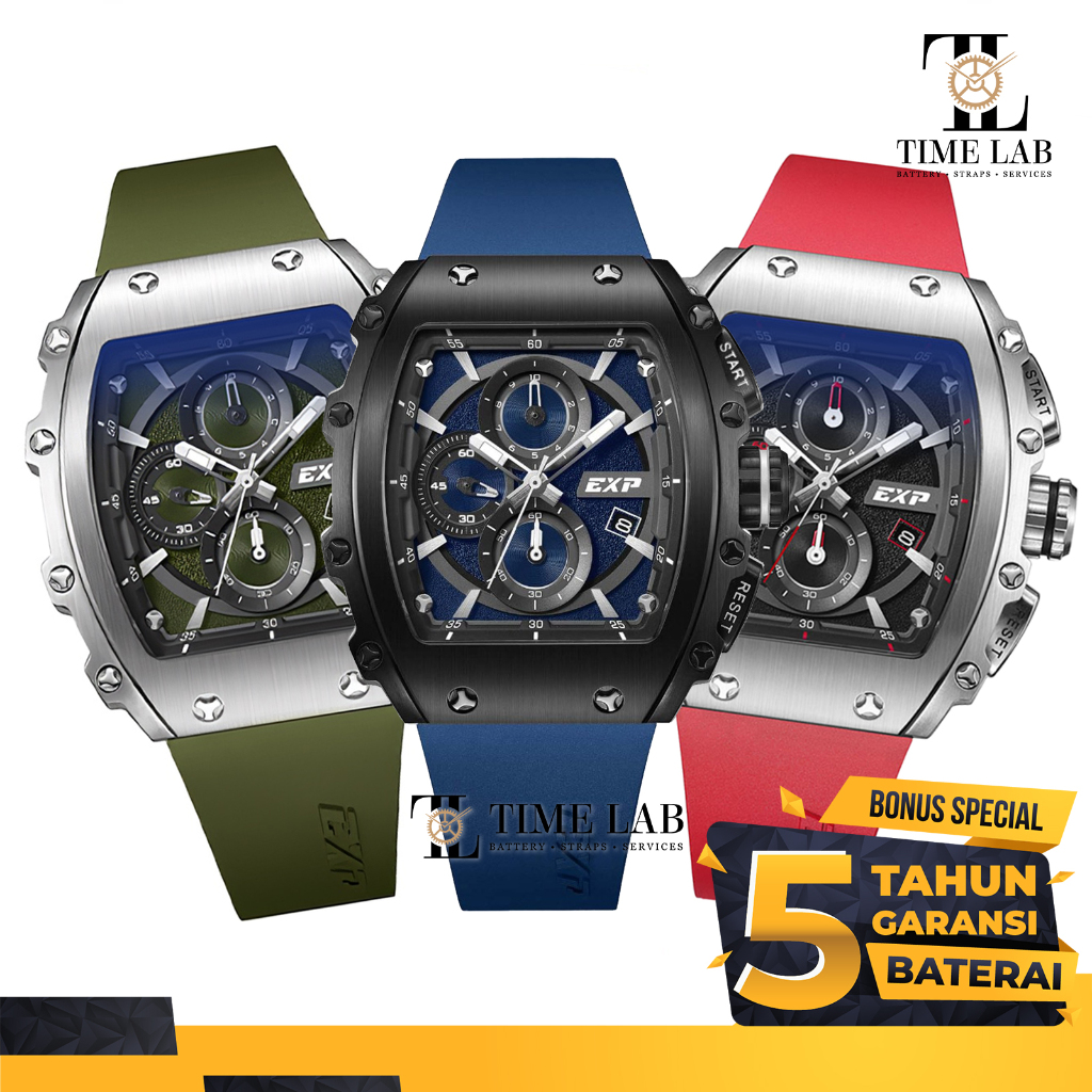 JAM TANGAN PRIA EXPEDITION E6846 / EXF6846 / 6846 RUBBER ORIGINAL TIMELAB