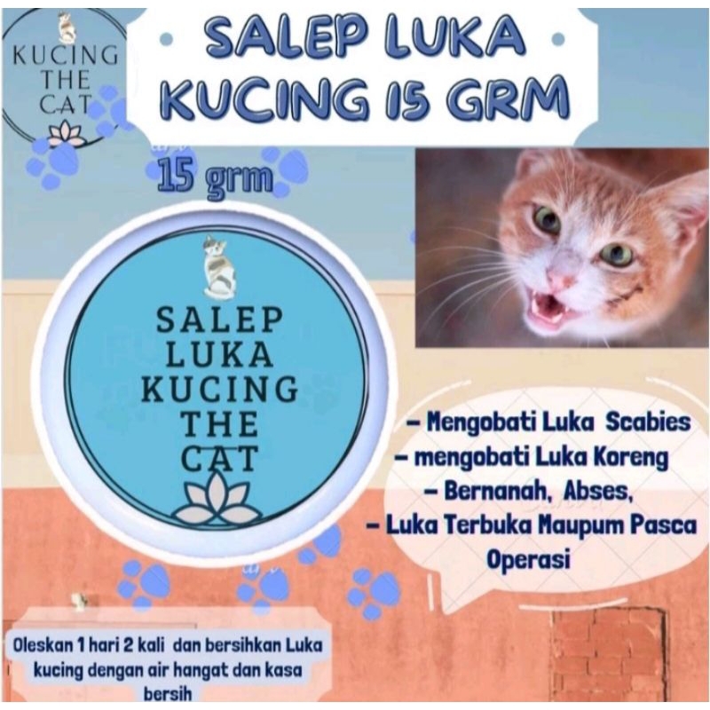 salep luka kucing, obat luka kucing ori kucing the cat