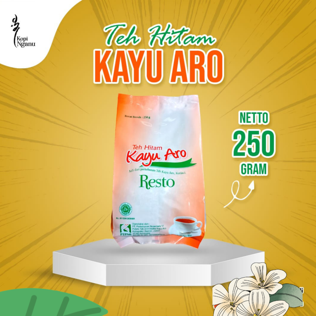 

Teh Resto 250 GRAM Teh Hitam Kayu Aro Teh Bubuk Kayu Aro Kerinci Jambi