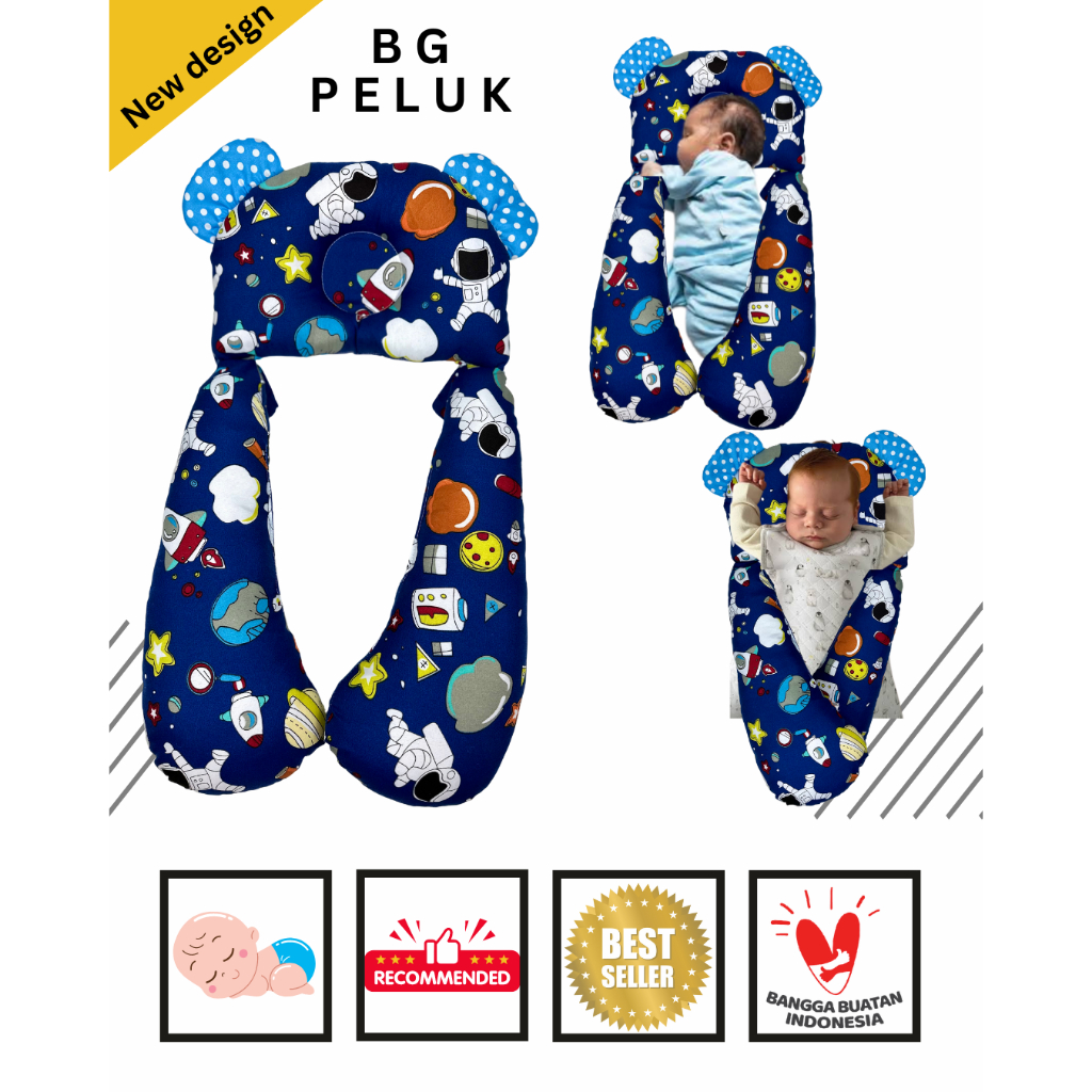 Termurah Bantal Guling Peluk Bayi Anti Kaget,Bantal Peluk Bayi ,Hug Pillow Bayi Set