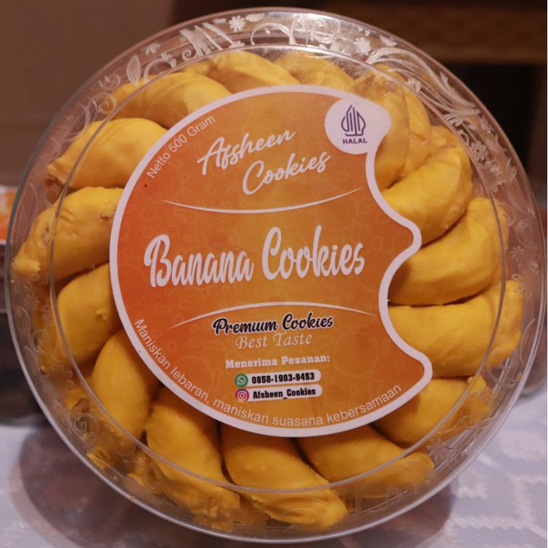 

Banana Cookies - Cookies Lebaran - Kue Lebaran 500gram