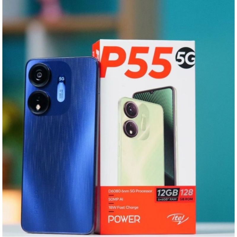 HP ITEL P55 5G 6GB/128GB RESMI ITEL INDONESIA