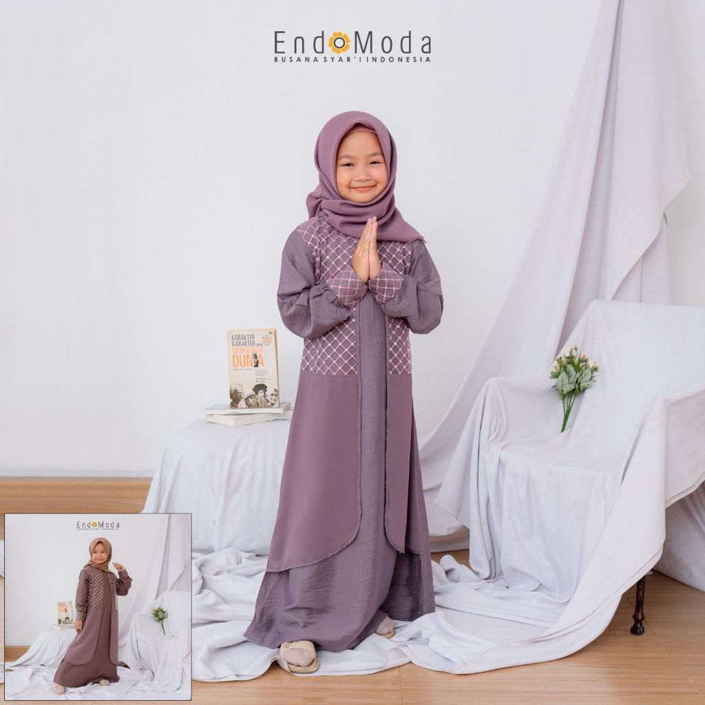GAMIS ANAK ENDOMODA BELVINA GIRL DRESS