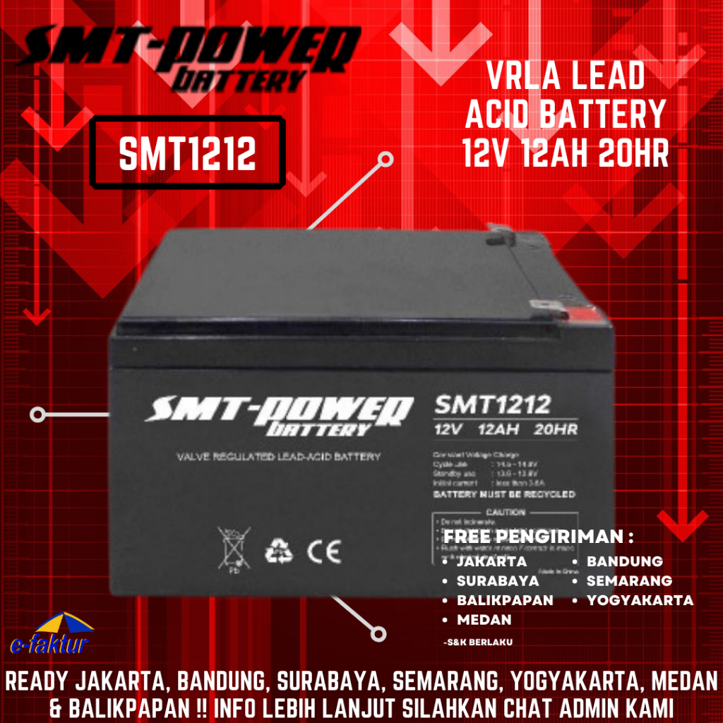 AKI KERING SEPEDA LISTRIK 12V 12AH - BATERAI SELIS / MR JACKIE GARANSI 1 TAHUN