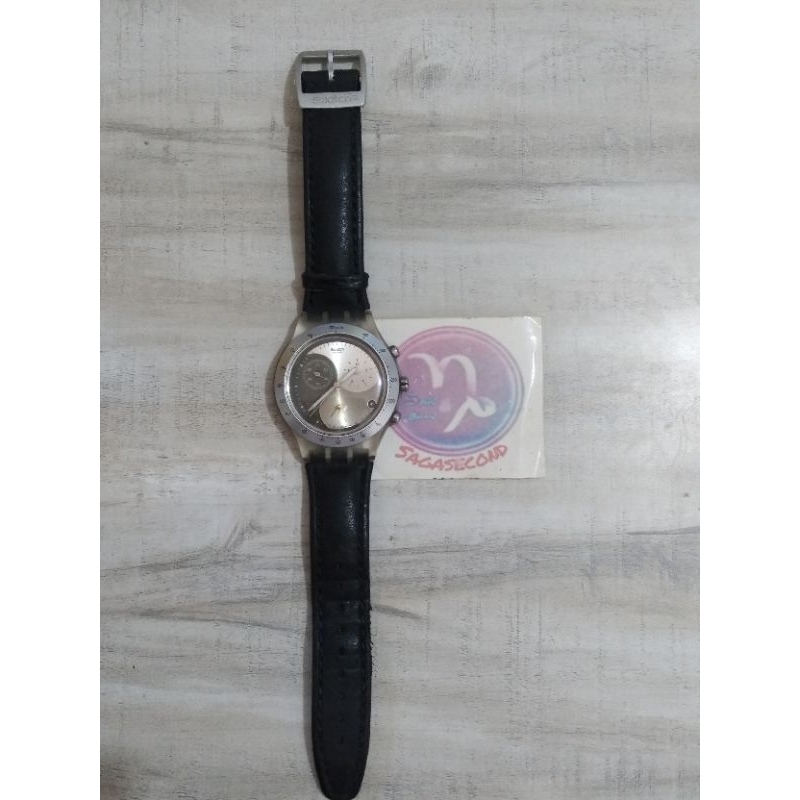 Swatch Irony Diaphane Chronograph SVCK4012 Tryng Trang 2003 Working Rare