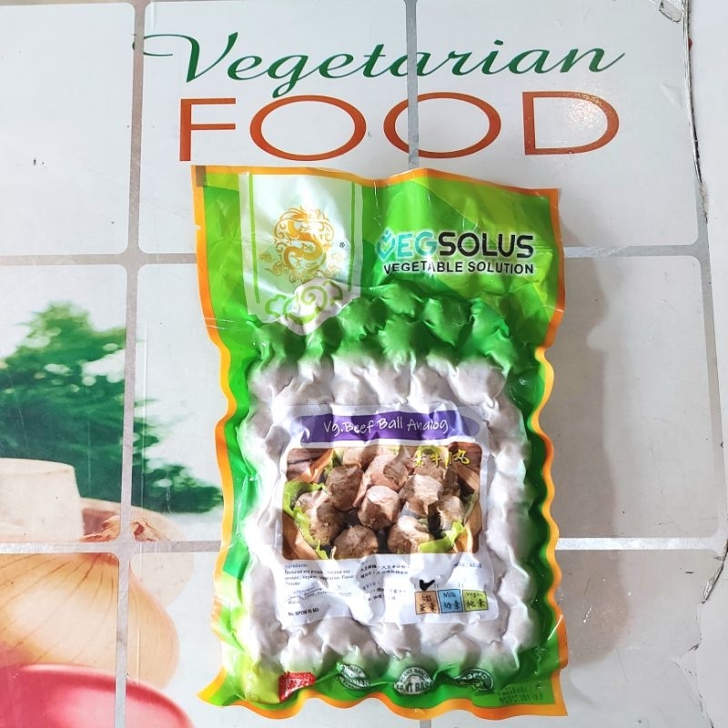 

VG. BEEF BALL ANALOG, 450g, (FROZEN FOOD), VEGSOLUS